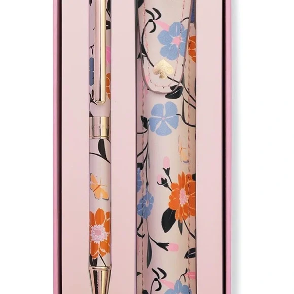 NIB ~ Kate Spade New York Floral Stylus Pen and Pouch set - Picture 3 of 3